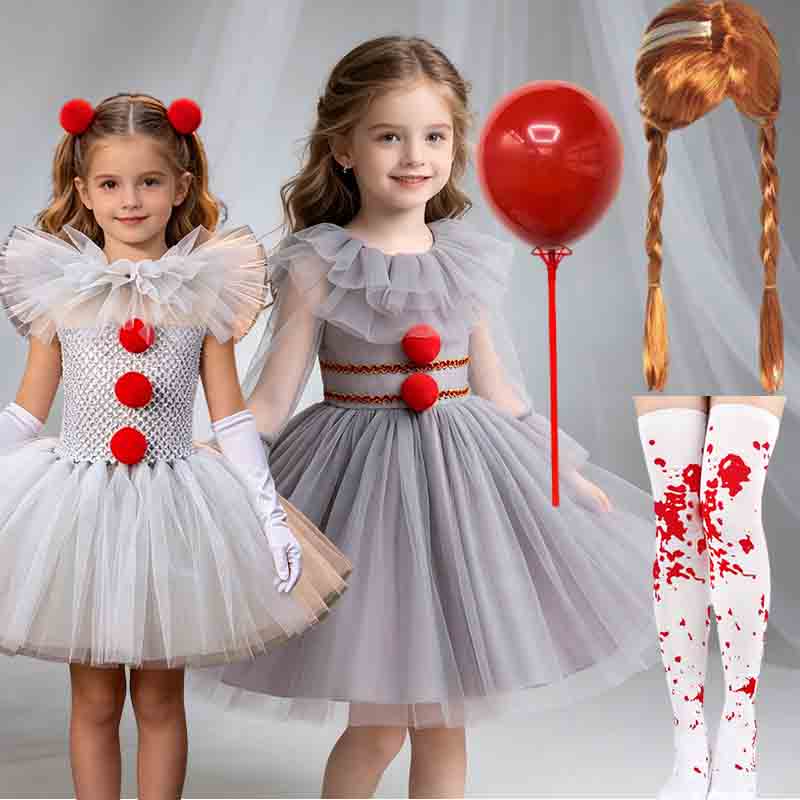 Baby Tutu Skirt - Kostium zła lalki na Halloween 2026
