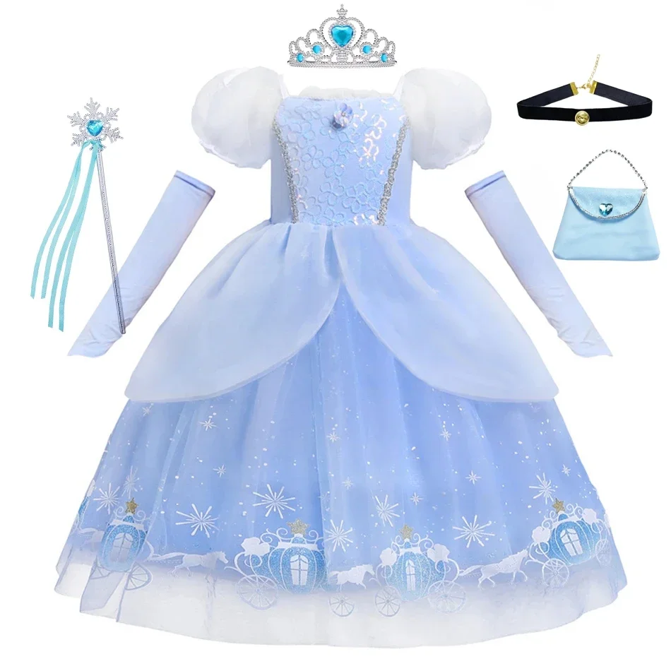 Baby Tutu Skirt - Kopciuszek księżniczka sukienka Cosplay dla dziewczynki