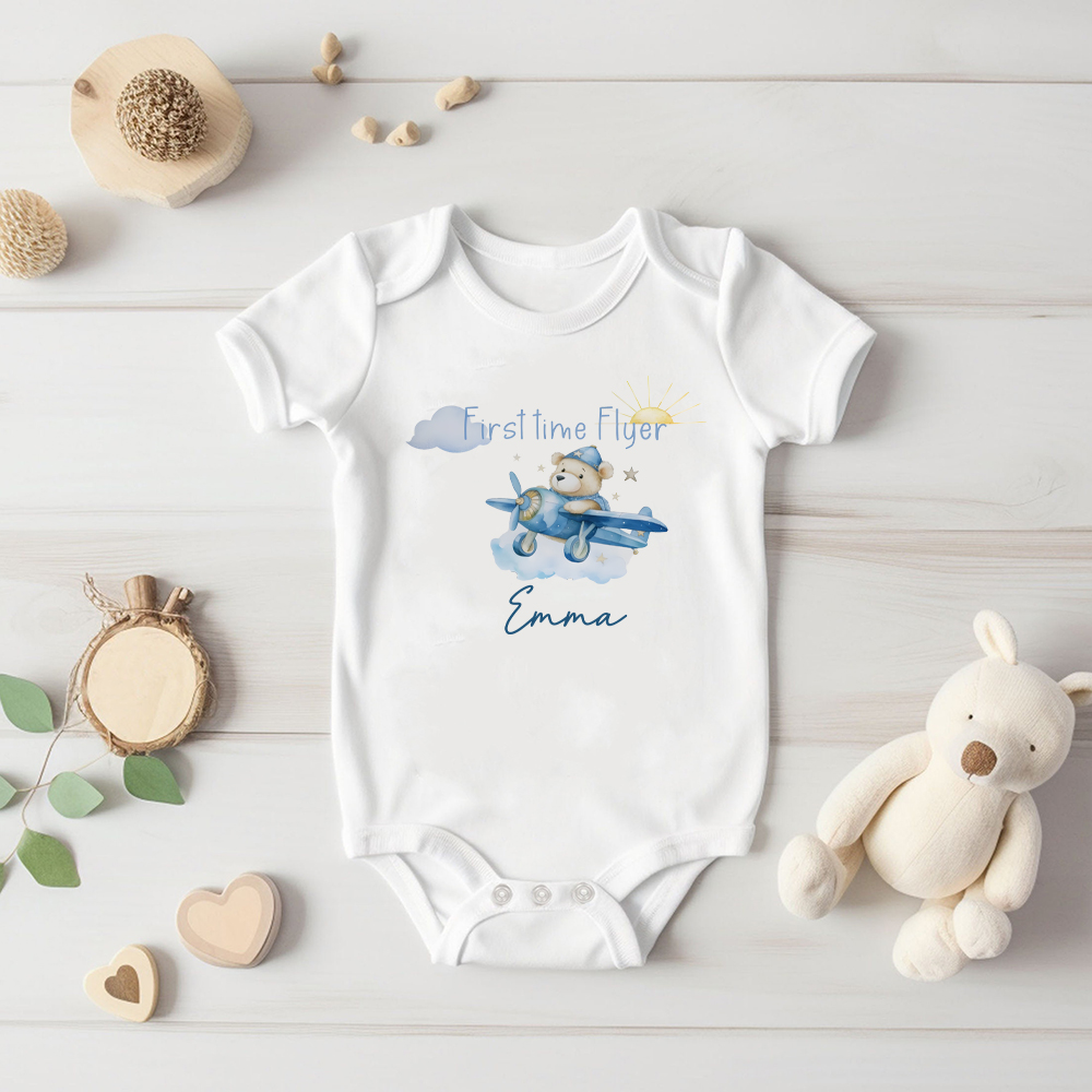 Baby Clothing Names - Niestandardowa nazwa Pierwszy czas Ulotka i