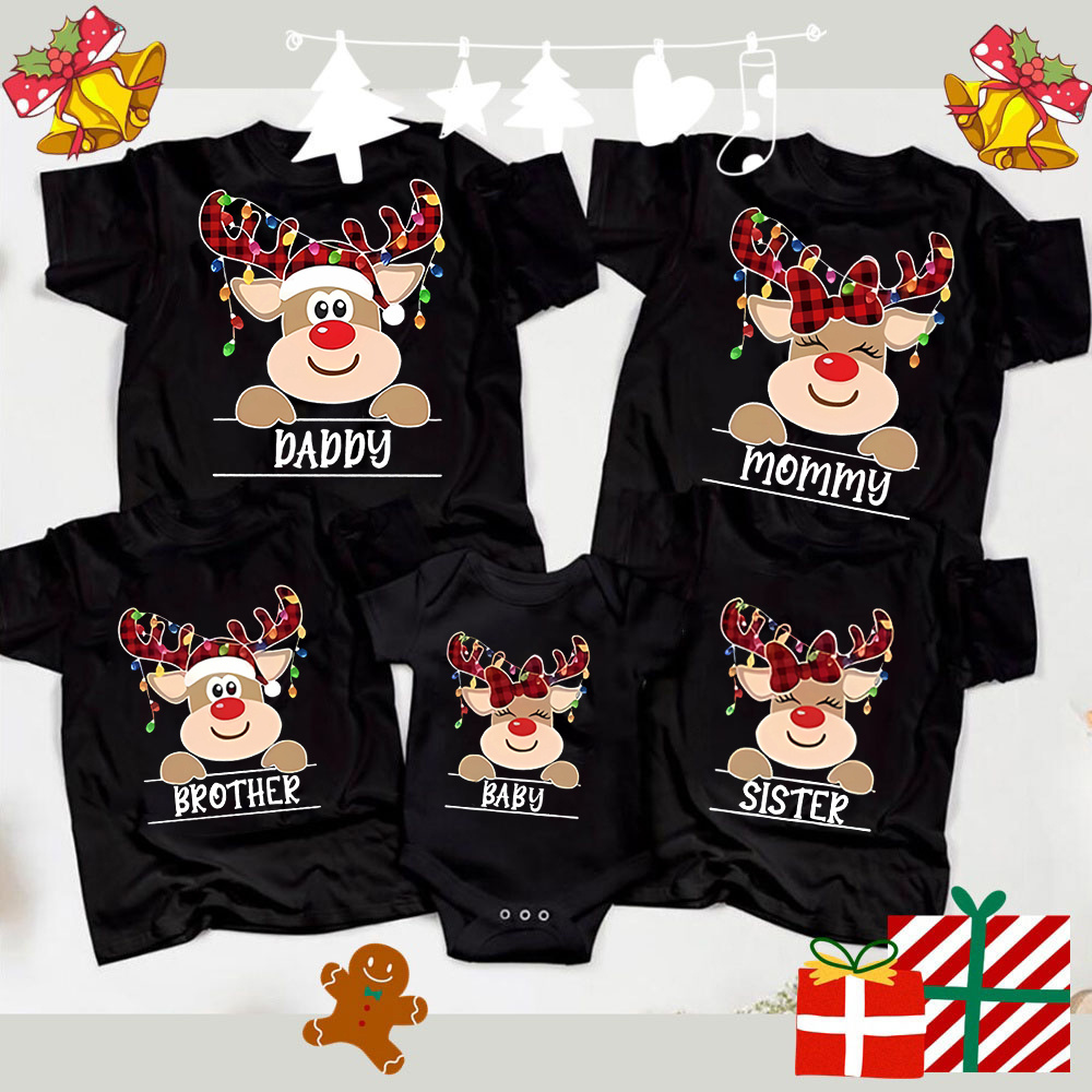 Baby Clothing Names - Koszulka świąteczna 2026 Koszulka rodzinna z