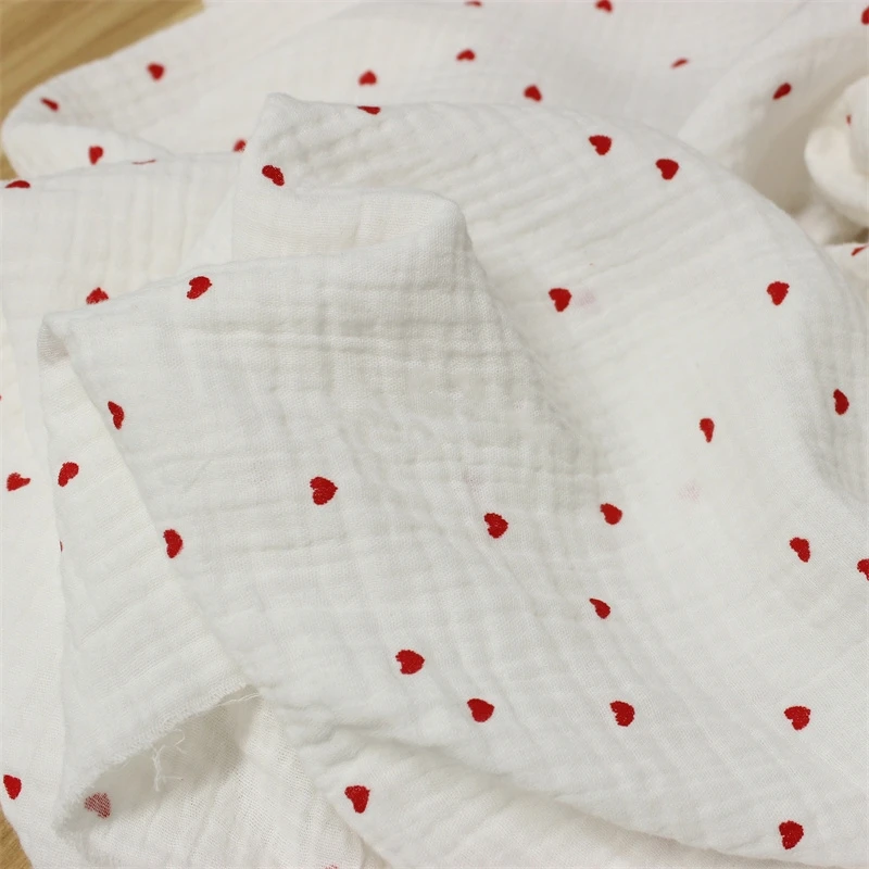 Baby Clothing For Sleep - Tkanina bawełniana dla niemowląt, podwójna gaza,
