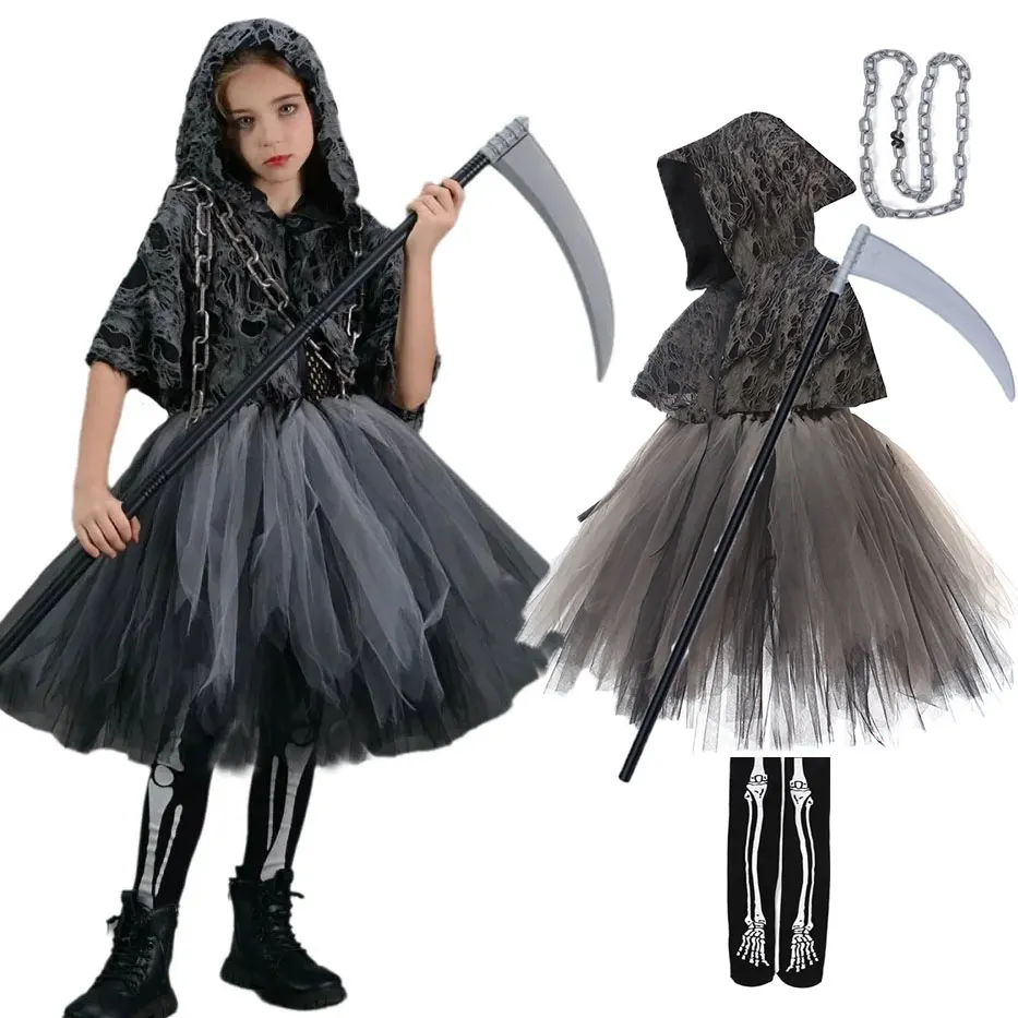 Baby Tutu Skirt - Dziecięcy strój na Halloween, straszny kostium