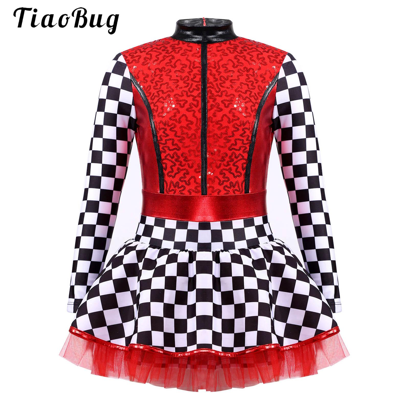 Baby Tutu Skirt - Dziewczęca Sukienka Cosplay Kierowcy Wyścigowego Samochodu