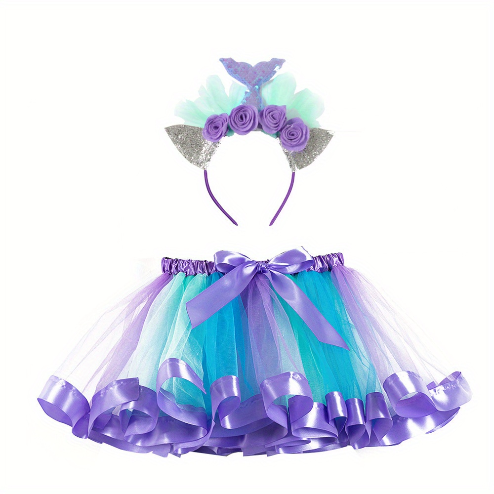 Baby Tutu Skirt - Dziewczęcy zestaw: opaska do włosów z
