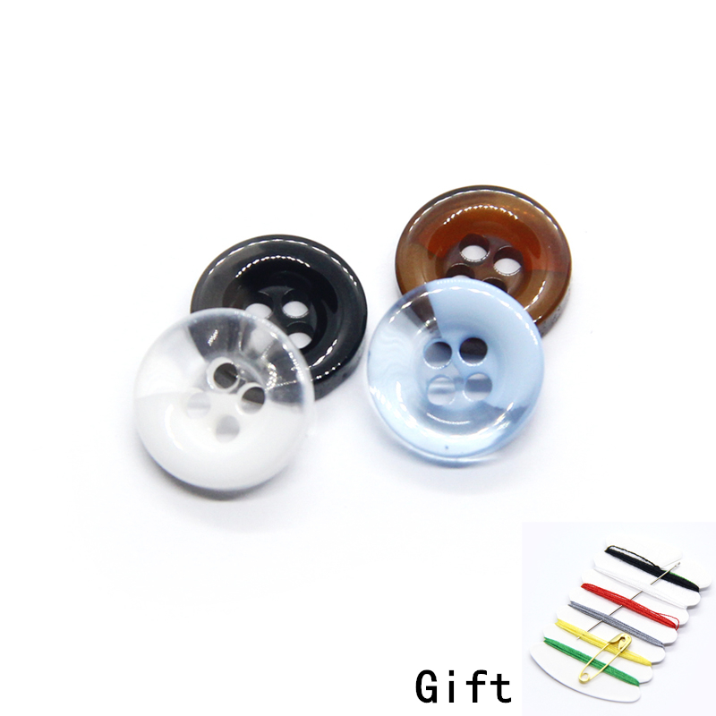 Baby Clothing Wholesale - 9/10/11mm przezroczyste małe guziki do koszuli