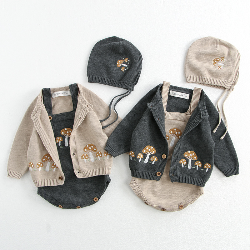 Knit Cardigan Infant - Sweter dla niemowląt 0-3 lata, jesienny,