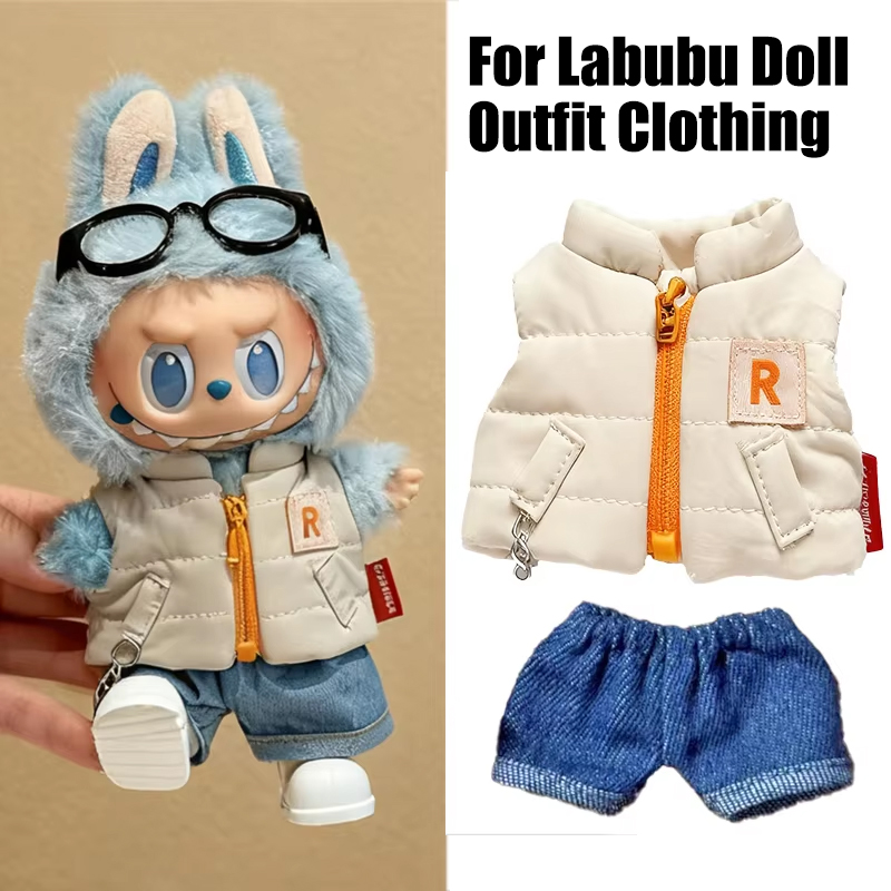 Baby Clothing Unisex - Ubranka dla lalki Labubu 15-17 cm: