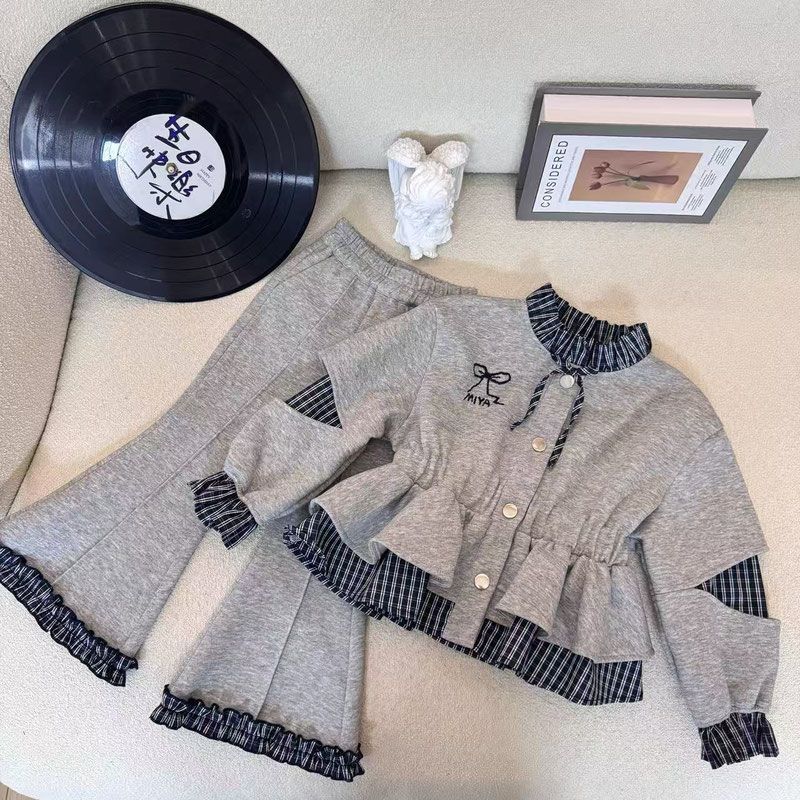 Knit Cardigan Infant - Dziewczęcy zestaw wiosenno-jesienny, nowy styl, dziecięcy,