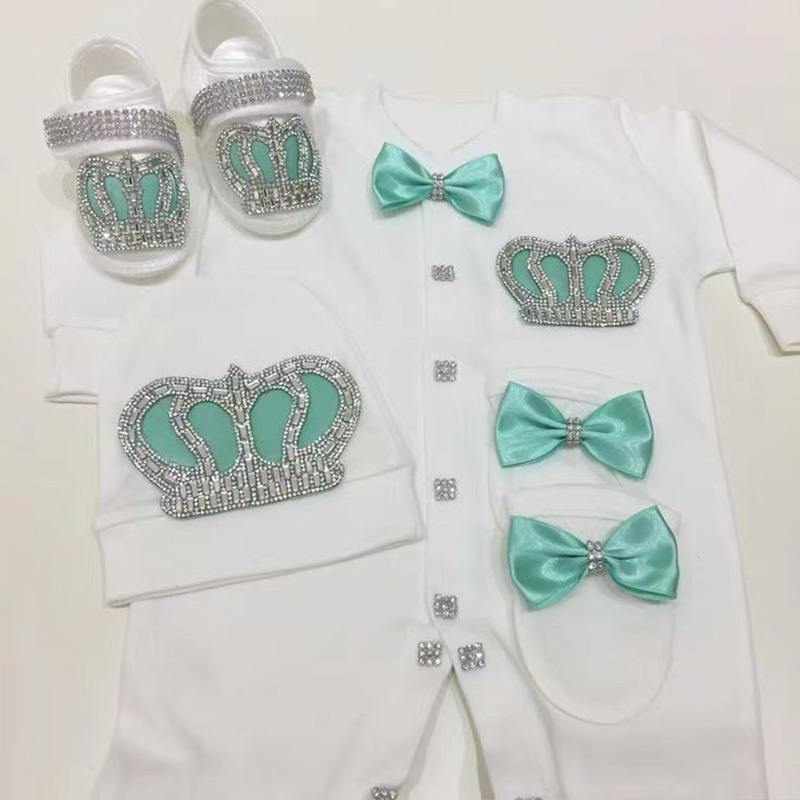 4 szt. Zestaw ubranek powitaln – Baby Clothing Names recenzja i cena
