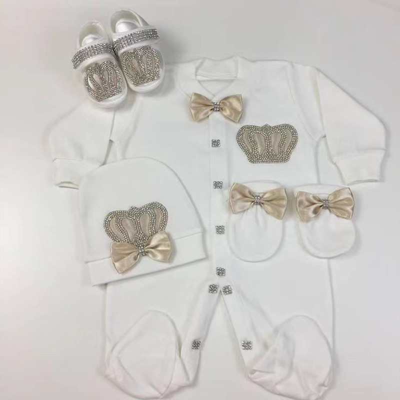 4 szt. Zestaw ubranek powitaln – Baby Clothing Names recenzja i cena