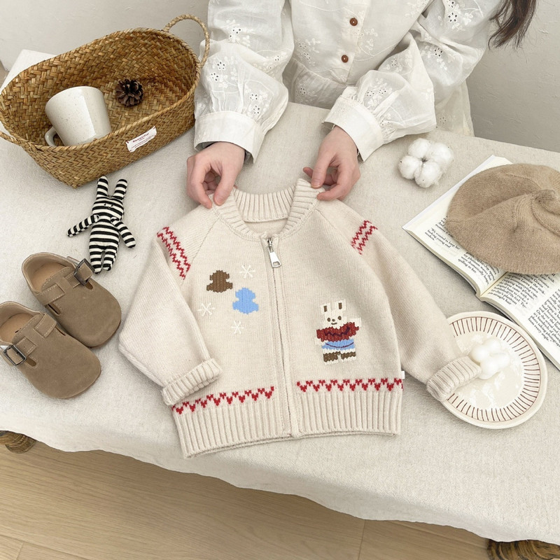 Sweter dla niemowląt, wczesna  – Knit Cardigan Infant recenzja i cena