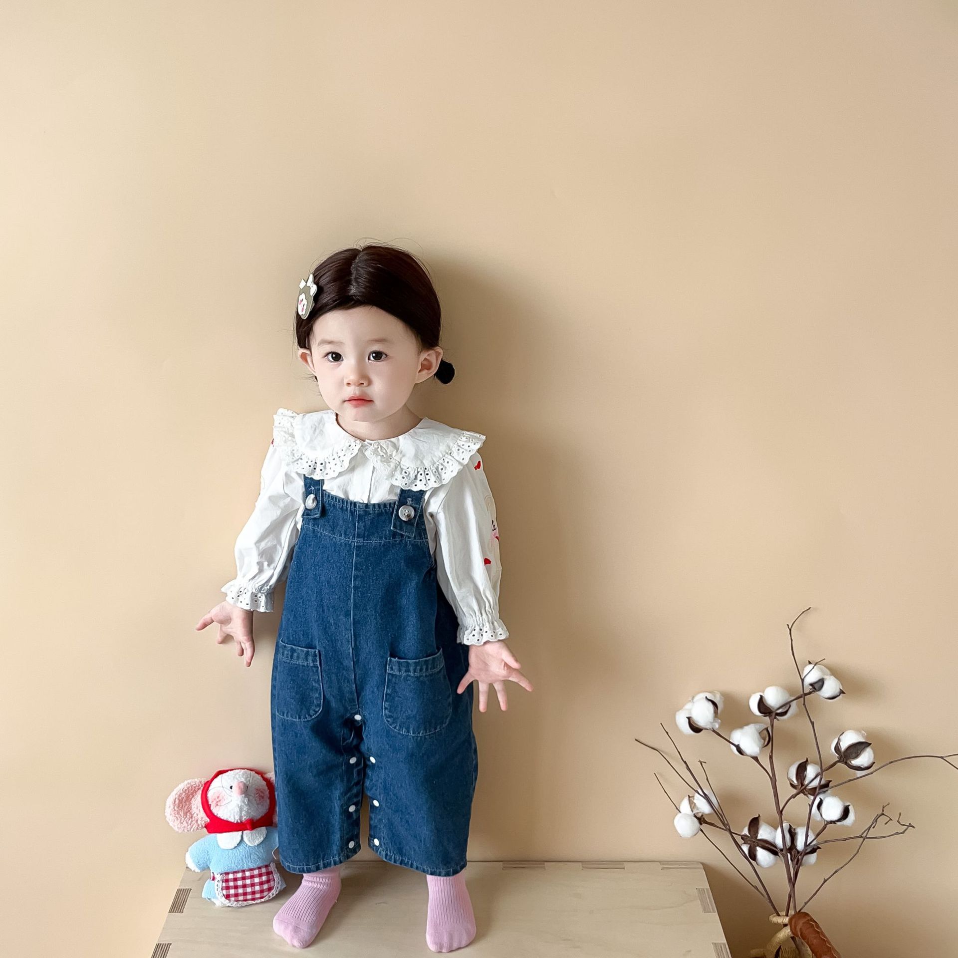 Śliczny kombinezon niemowlęcy  – Baby Overall Denim recenzja i cena