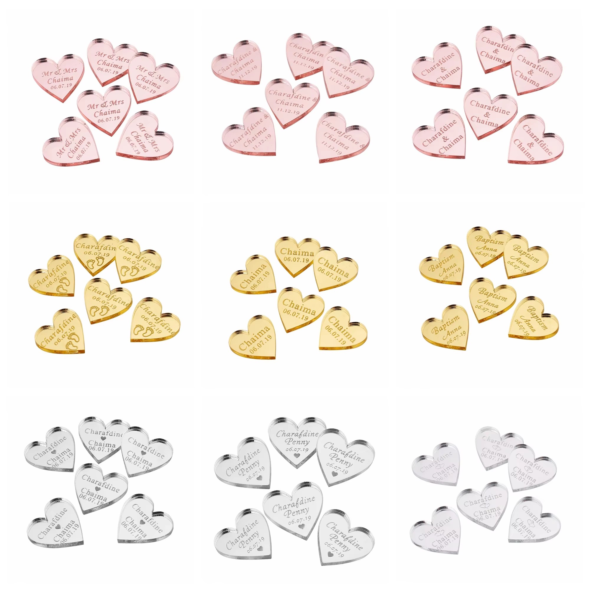 20/50/100Pcs Personalized Acry – Baby Clothing Names recenzja i cena