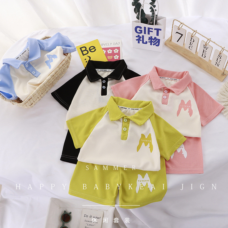 Letni zestaw 2 szt. z krótkim  – Baby Clothing Wholesale recenzja i cena