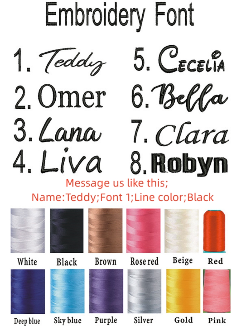 Spersonalizowany haft dziecięc – Baby Clothing Names recenzja i cena
