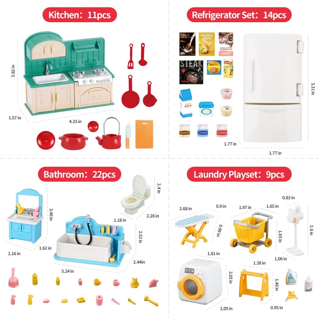 Zestaw mebli do domku dla lale – Baby Clothing Washing Machine recenzja i cena