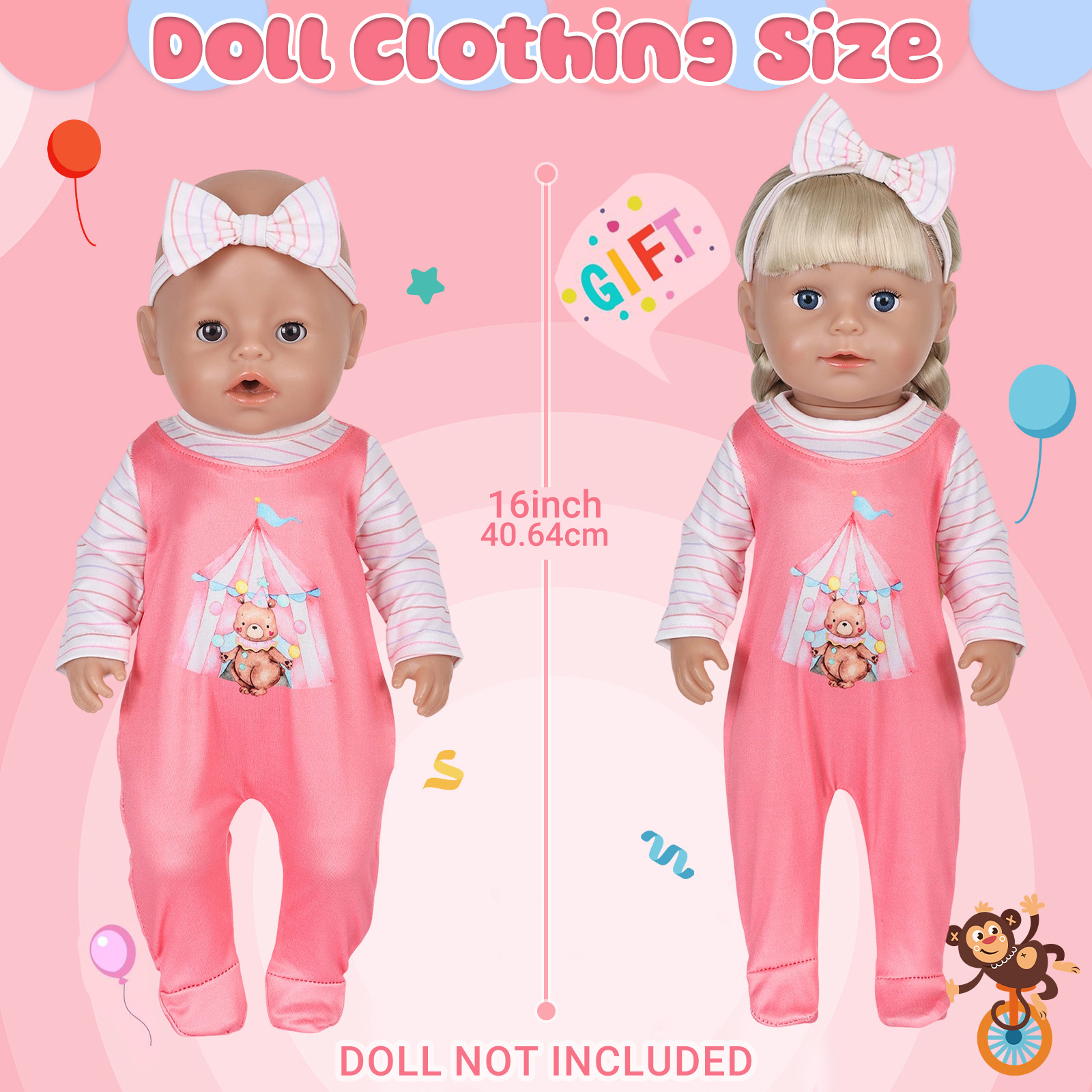 Ubranka dla lalek o wysokości  – Baby Clothing Unisex recenzja i cena