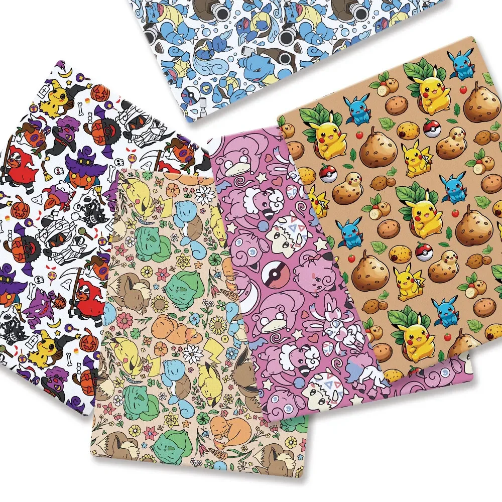 Pokemon Cartoon Fabric140 * 50 – Baby Clothing Unisex recenzja i cena