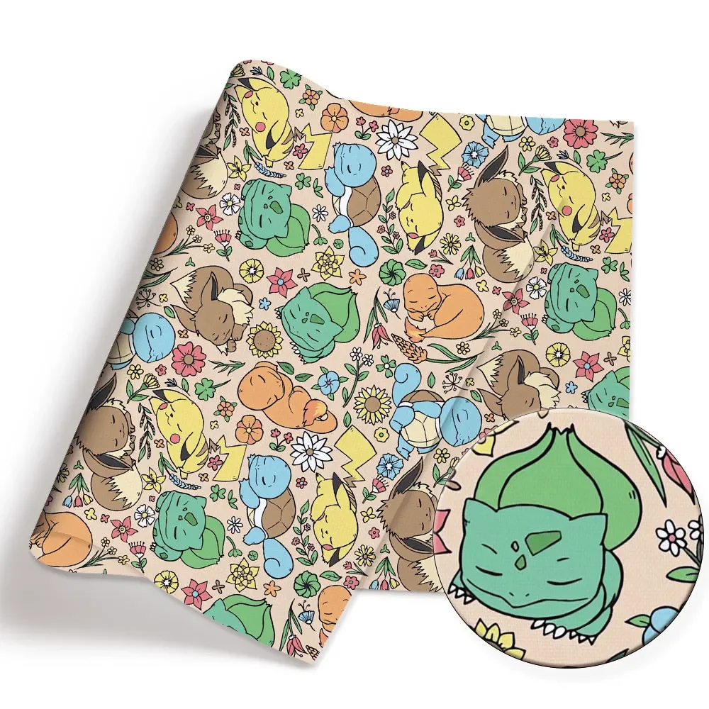 Pokemon Cartoon Fabric140 * 50 – Baby Clothing Unisex recenzja i cena