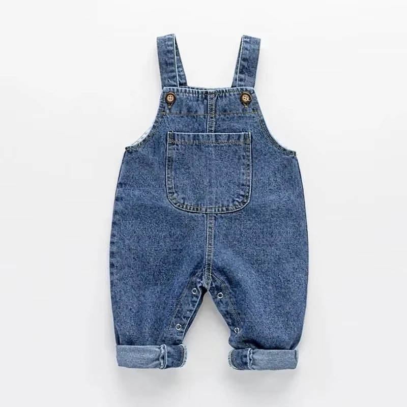 Wiosenne i jesienne nowe dziec – Baby Overall Denim recenzja i cena
