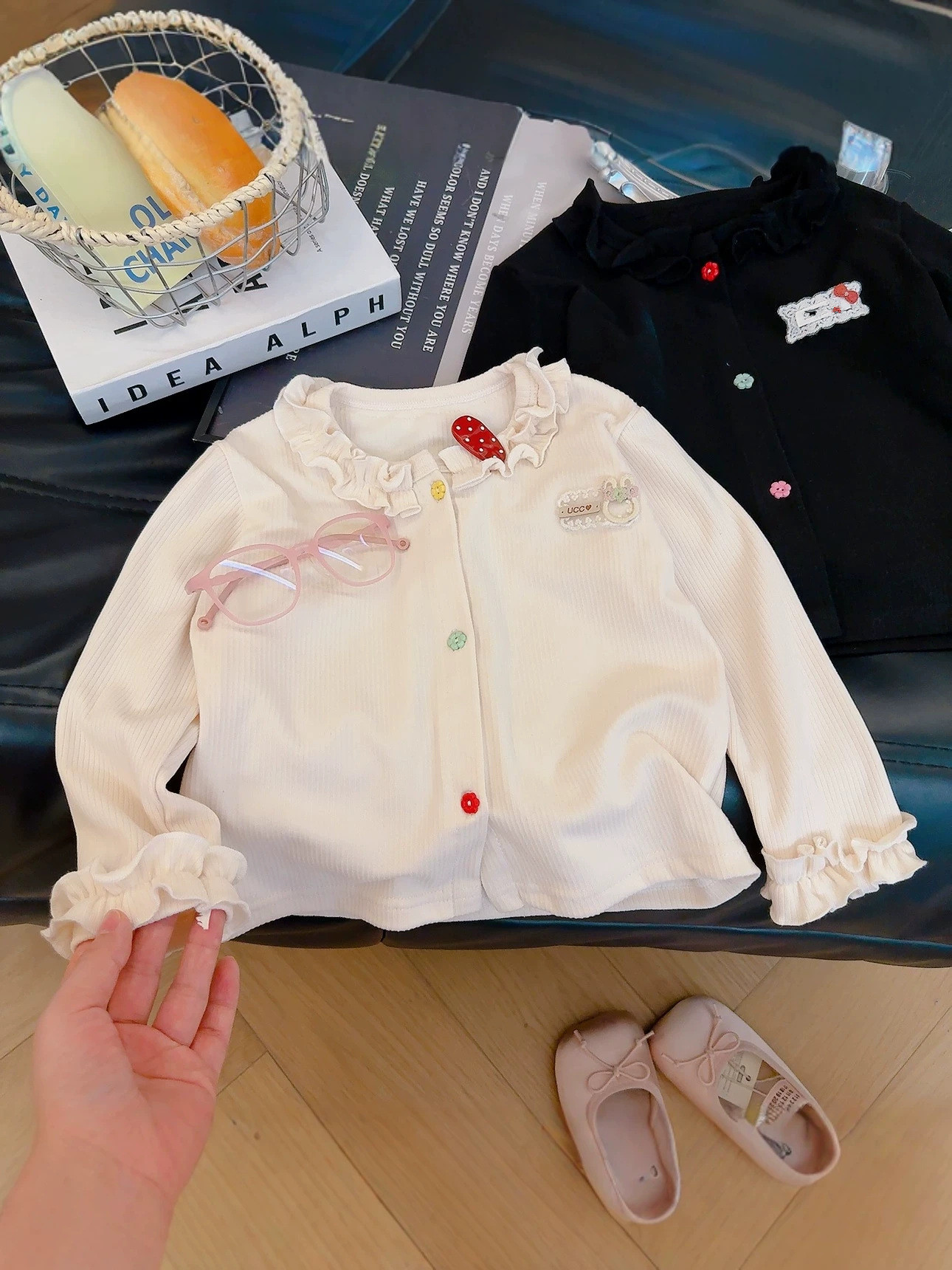 Dziewczęca koszulka z długim r – Knit Cardigan Infant recenzja i cena