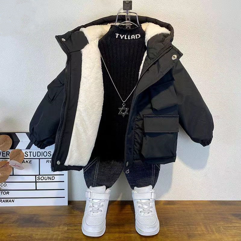 Dzieci chłopcy pluszowa ciepła – Baby X Clothing recenzja i cena