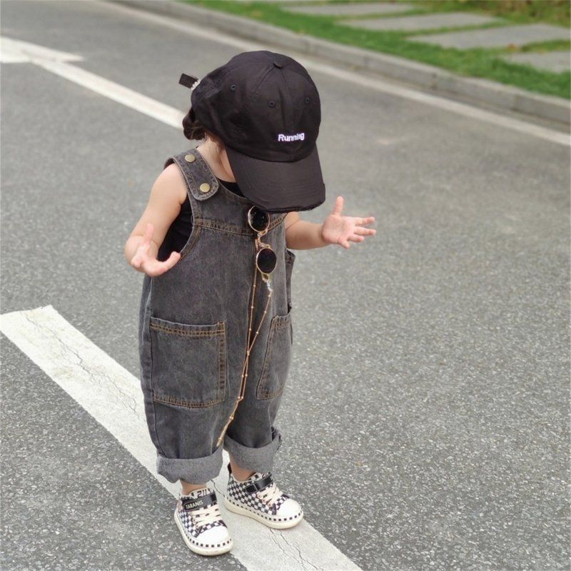 Dżinsy dziecięce 2-9 lat, kore – Baby Overall Denim recenzja i cena